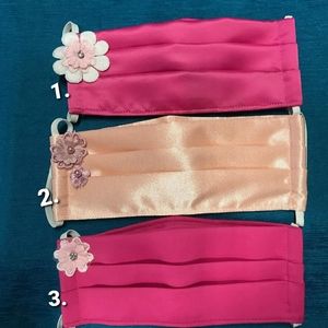 Face Masks ( w/Flower detail)